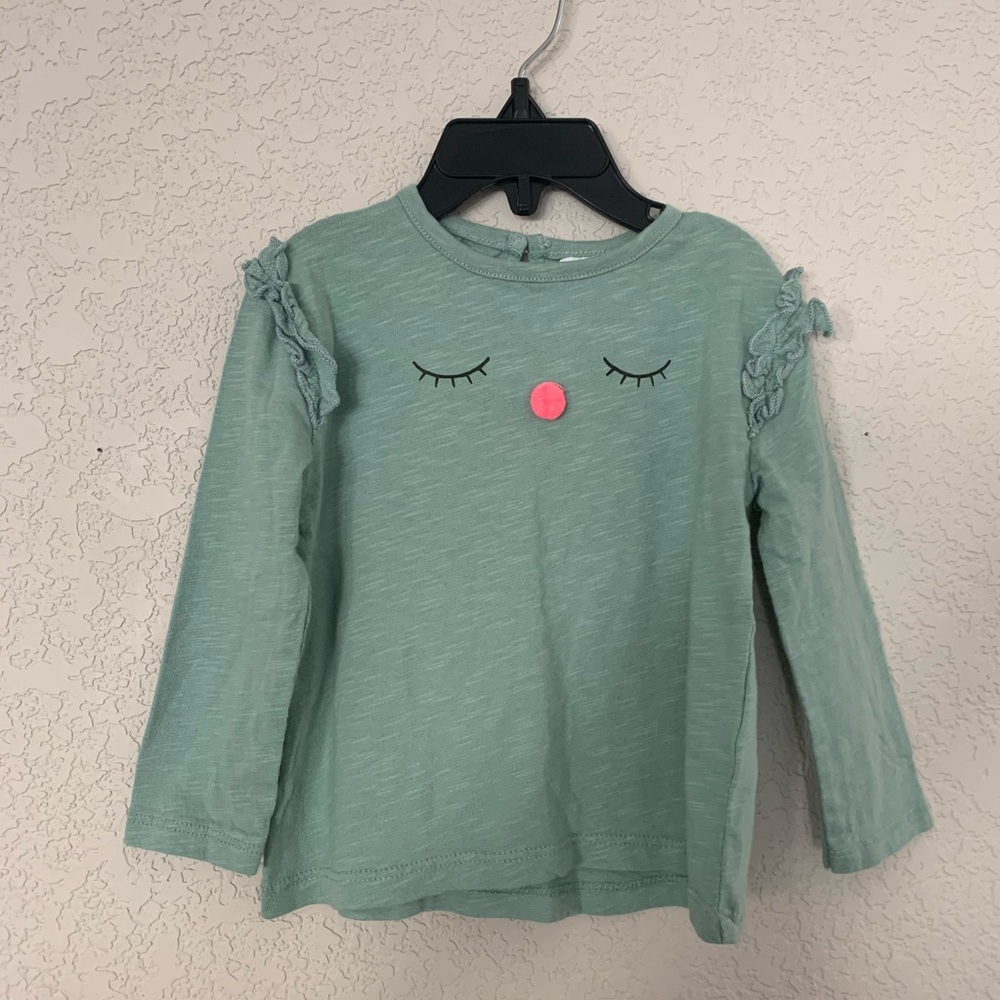 Zara Kids Eyelash Shirt Top